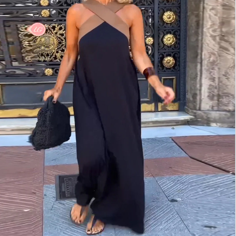 Victoria | Cross Neck Dress