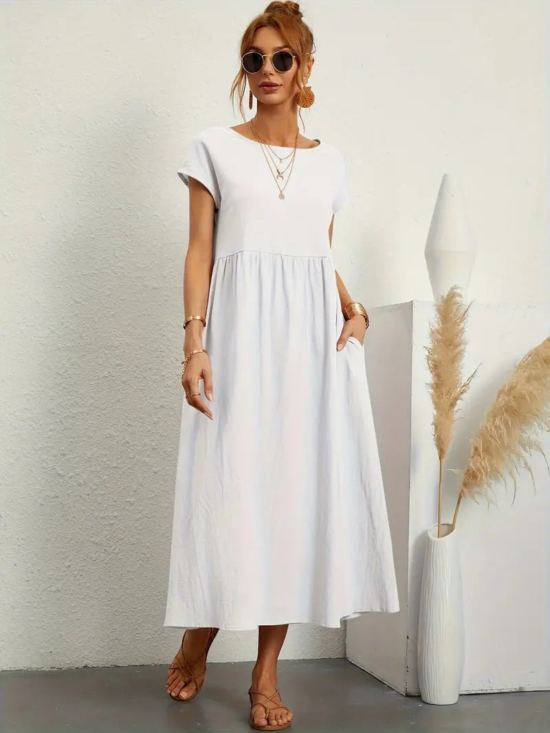 Sage | Casual Pocket Dress