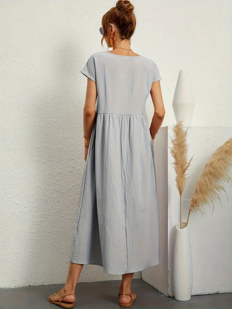 Sage | Casual Pocket Dress