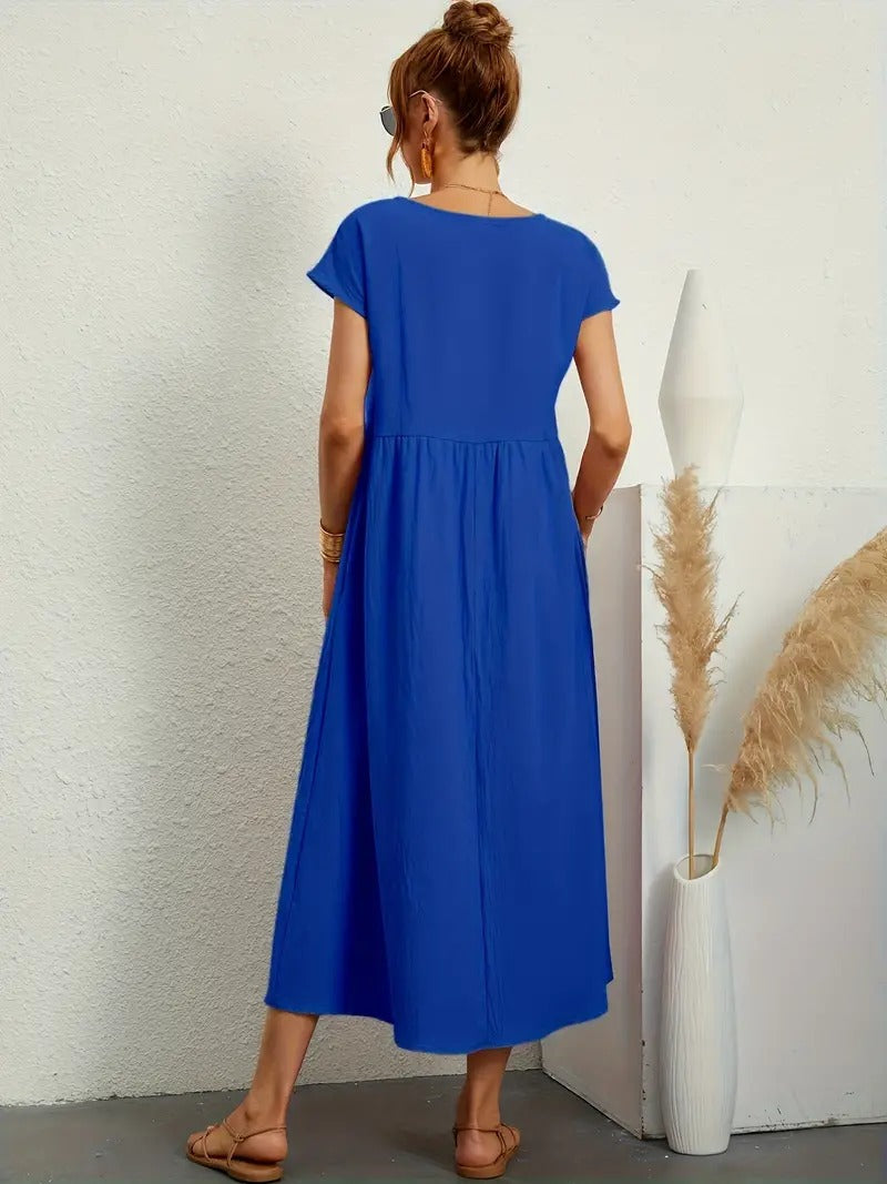 Sage | Casual Pocket Dress