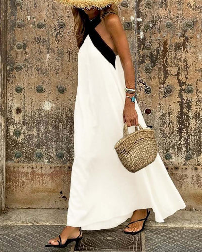 Victoria | Cross Neck Dress