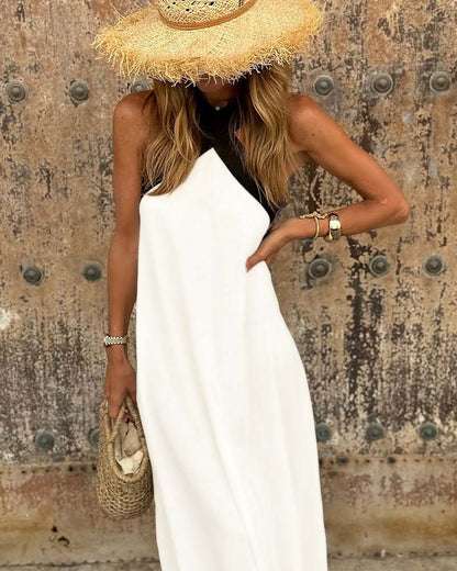Victoria | Cross Neck Dress