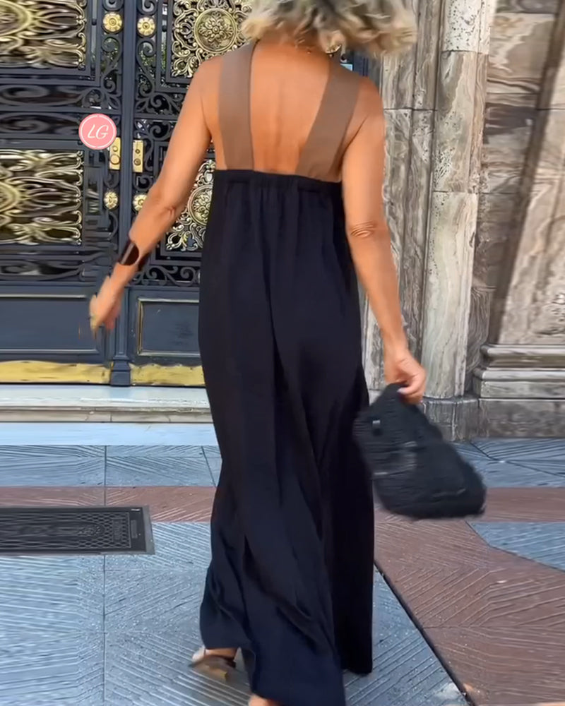 Victoria | Cross Neck Dress