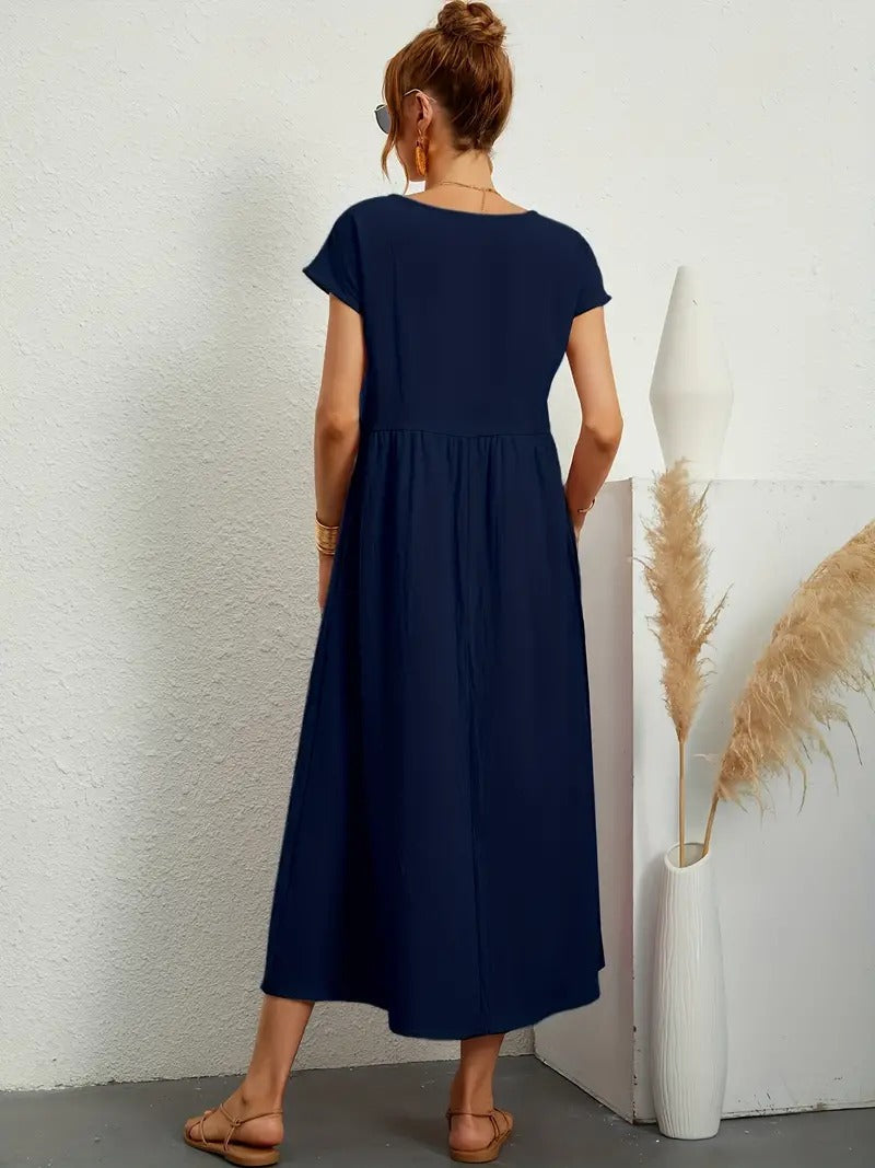 Sage | Casual Pocket Dress