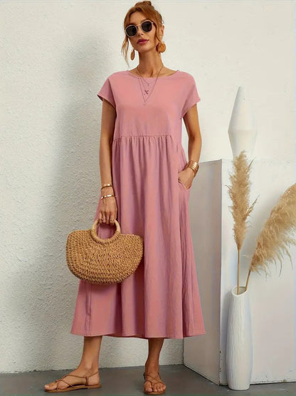 Sage | Casual Pocket Dress
