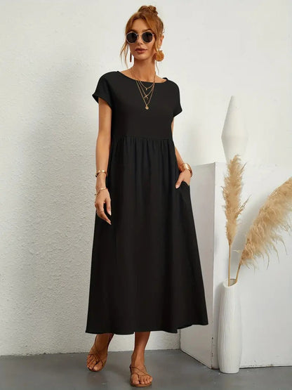 Sage | Casual Pocket Dress